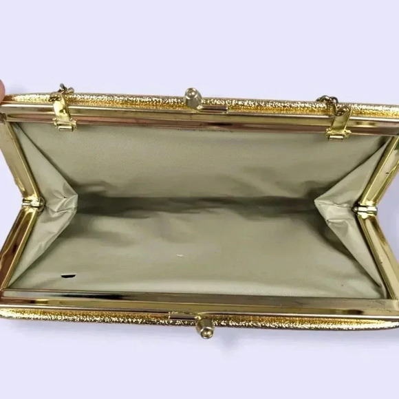 Vintage Golden Convertible Evening Clutch - Picture 4 of 8